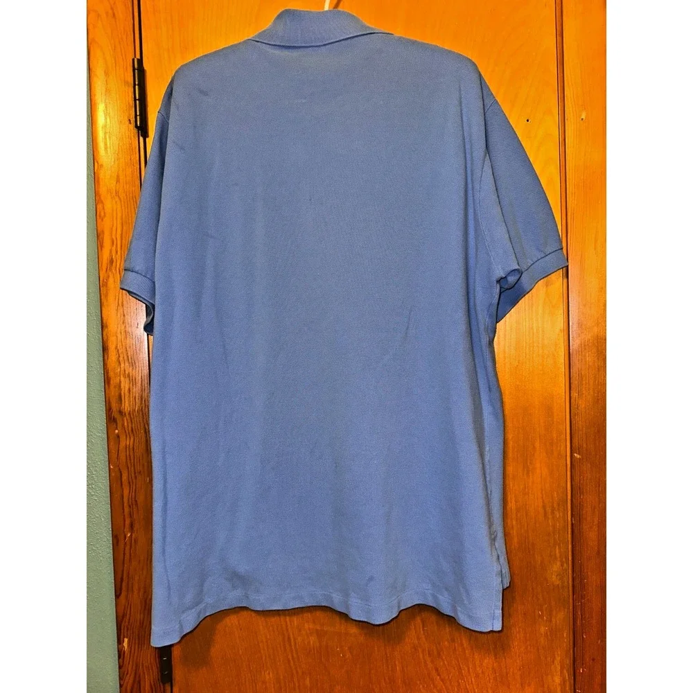 Polo Ralph Lauren Mens Short Sleeve Classic Fit‎ Cotton Polo Shirt Blue L